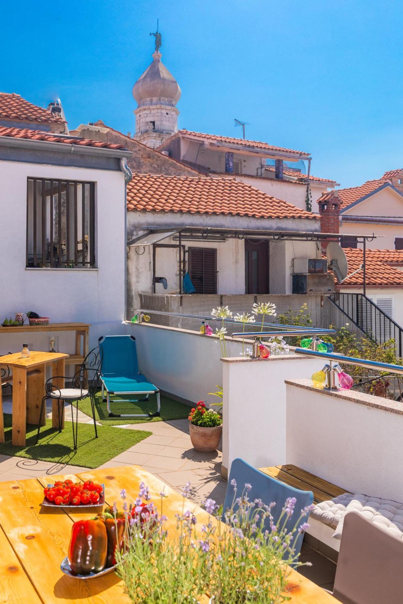 Yvonne Apartman Krk Town Kültér fotó