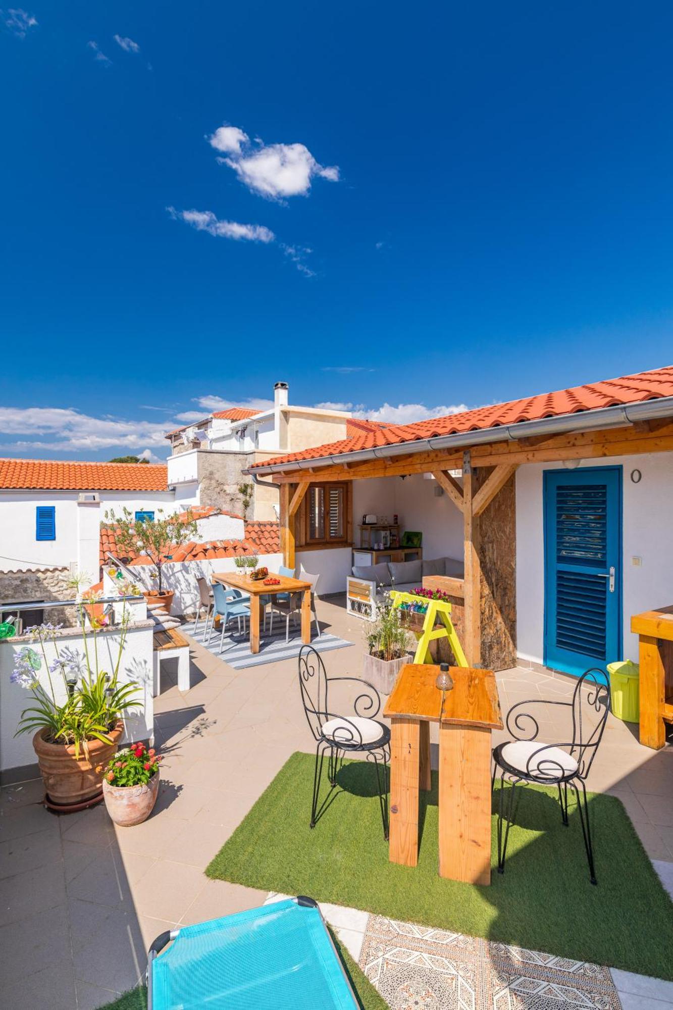 Yvonne Apartman Krk Town Kültér fotó